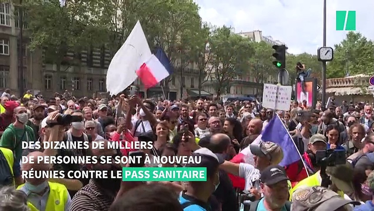 Nouvelles manifestations contre le pass sanitaire dans toute la France
