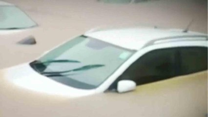 Scores of cars submerged following incessant rains in Ranchi