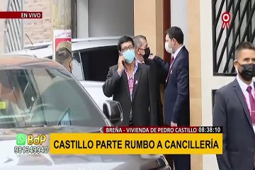 Pedro Castillo: presidente electo llegó a Palacio de Torre Tagle