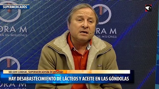 Hay desabastecimiento de lácteos y aceite en las góndolas