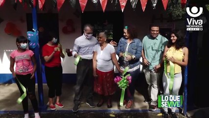 Alcaldía de Managua entrega vivienda a protagonista en el barrio Laureles Sur