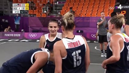JO 2021 - Basket 3x3 : les États-Unis remportent l’or après leur succès face à la Russie