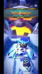 Frosty Araknid Battle Run Gameplay On Bear It - Crash Bandicoot: On The Run!