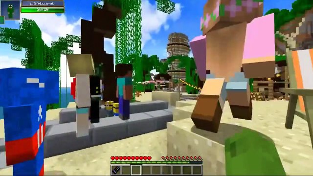 LittleLizardGaming Minecraft School Vacation KELLYS SISTER JOINS THE SCHOOL! #1 (Custom