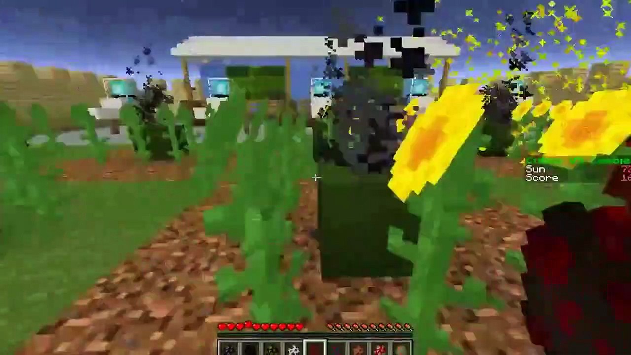 Minecraft School littlelizardgaming  PLANTS VS ZOMBIES ATTACK!
