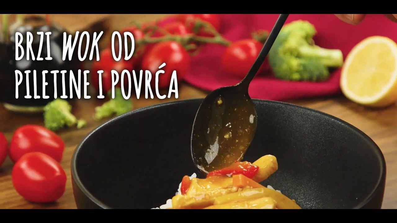 Brzi wok od piletine i povrća