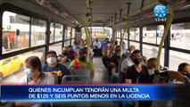 ¿Se cumplen medidas sanitarias en buses urbanos de Guayaquil?