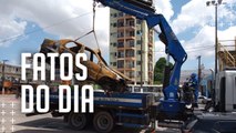 Operação da Prefeitura de Belém remove sucatas da avenida Pedro Miranda