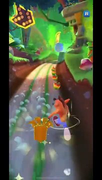 Frosty Geary Battle Run Gameplay On Turtle Woods - Crash Bandicoot: On The Run! (Season 4 Boss)