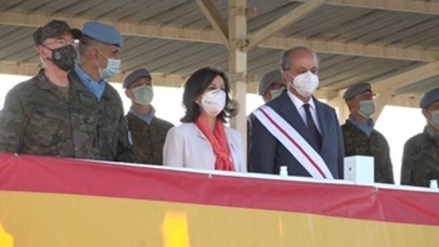 Margarita Robles agradece su labor a las tropas españolas en Líbano