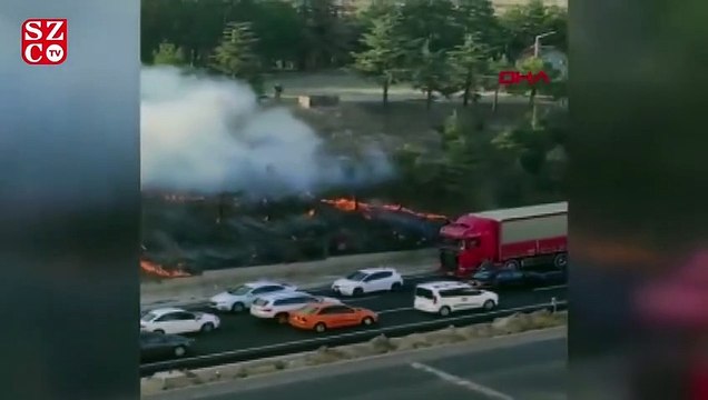 Ankara'da askeriyedeki ormanlık alanı ateşe verdi, suçüstü yakalandı