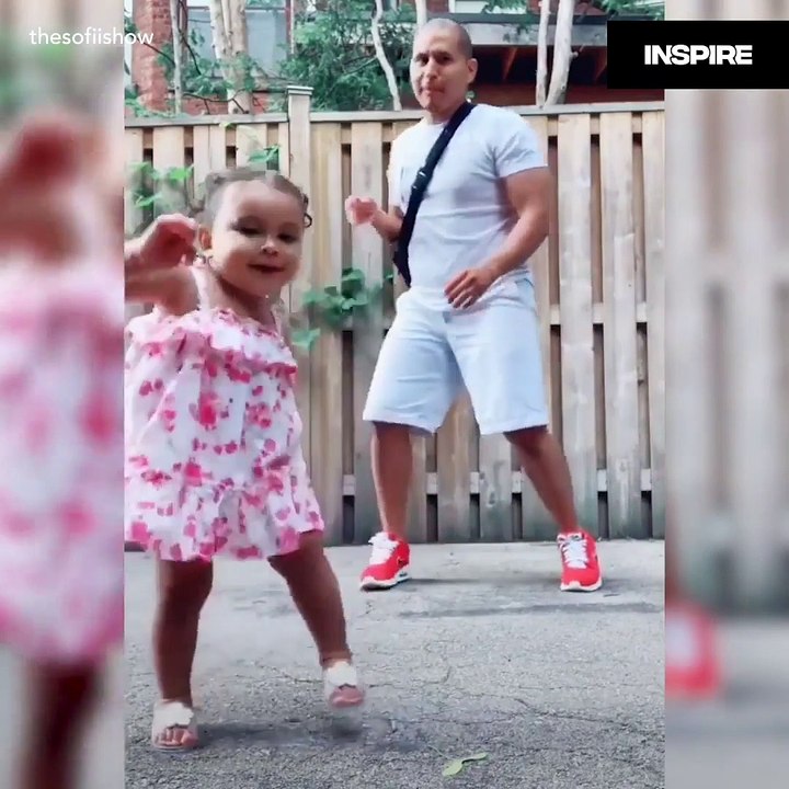 Dad and his daughter make incredible duo