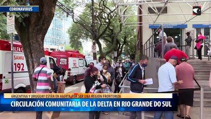 Circulación comunitaria de la Delta en Rio Grande do Sul