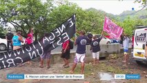 Essais nucléaires : en Polynésie, Emmanuel Macron reconnaît une 