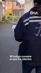 Así son los grafitis en Braille