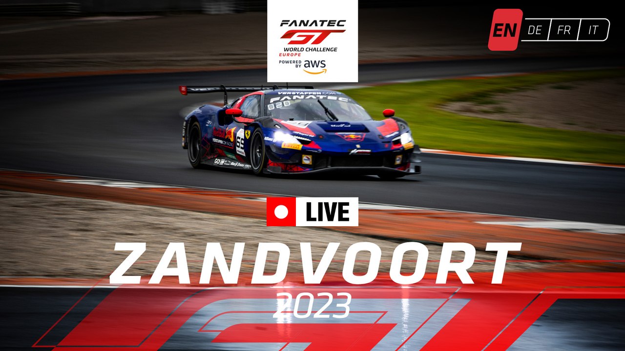 LIVE | Zandvoort | Fanatec GT World Challenge Powered by AWS (English)