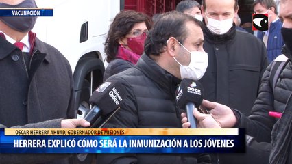 El Gobernador explicó cómo será la inmunización a los jóvenes