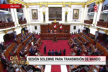 Pedro Castillo jurará a la Presidencia: Comisión de recibo del Congreso inicia sesión solemne