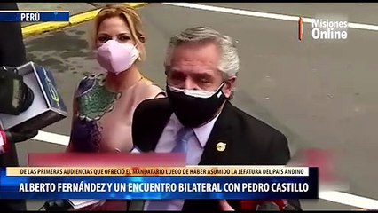 Alberto Fernández y un encuentro bilateral con Pedro Castillo