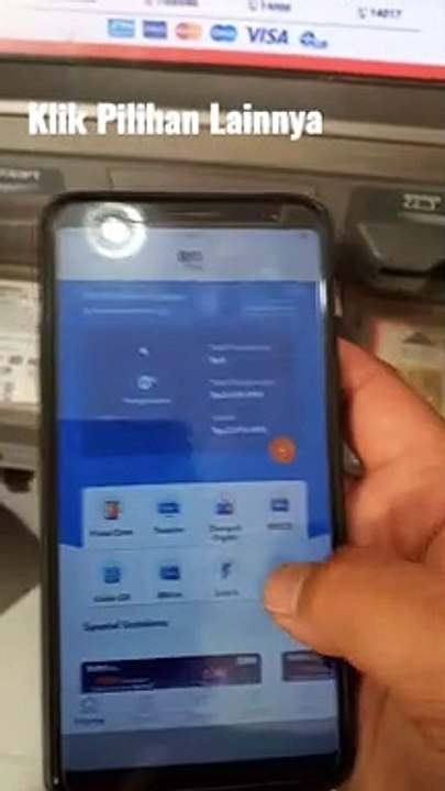 can cash withdrawal transactions without an atm card at a bri bank atm machine?