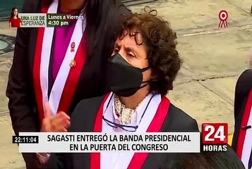 Presidenta del Congreso niega ‘desaire’ a Sagasti: Fue un tema de protocolo