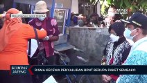 Risma Kecewa Penyaluran BPNT Berupa Paket Sembako