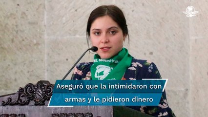 Retienen policías de Puebla a Estefanía Veloz y tras tuit la liberan