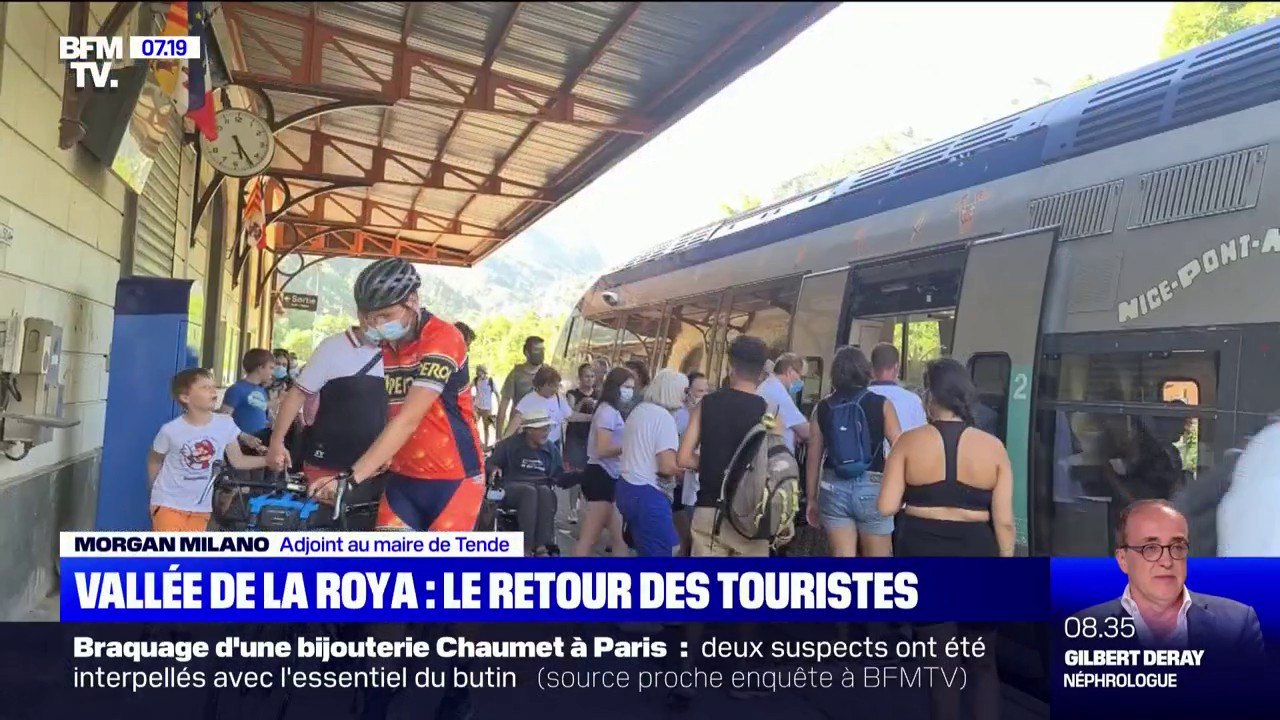 Les touristes sont de retour dans la vallée de la Roya, 10 mois après le passage de la tempête Alex