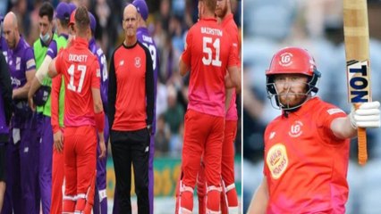 Welsh Fire 165 for 4 (Bairstow 72, Duckett 53) beat Southern Brave 147 for 7