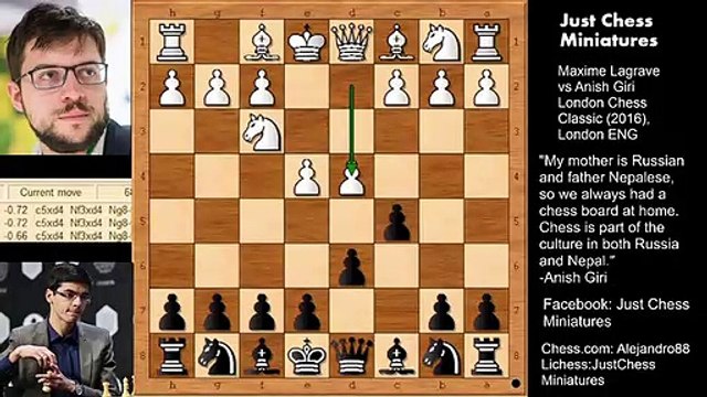 Anish Giri: My 60 Memorable Draws (9) Giri vs Maxime Lagrave (2016)