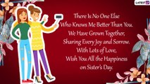 Happy Sisters’ Day 2021 Greetings: WhatsApp Messages, Quotes and Images To Celebrate Your Sisters