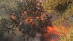 Mersin'in Silifke ilçesinde çıkan orman yangınına müdahale ediliyor