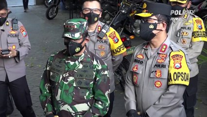Polda Jatim Patroli Motor Sidak Penanganan Covid-19
