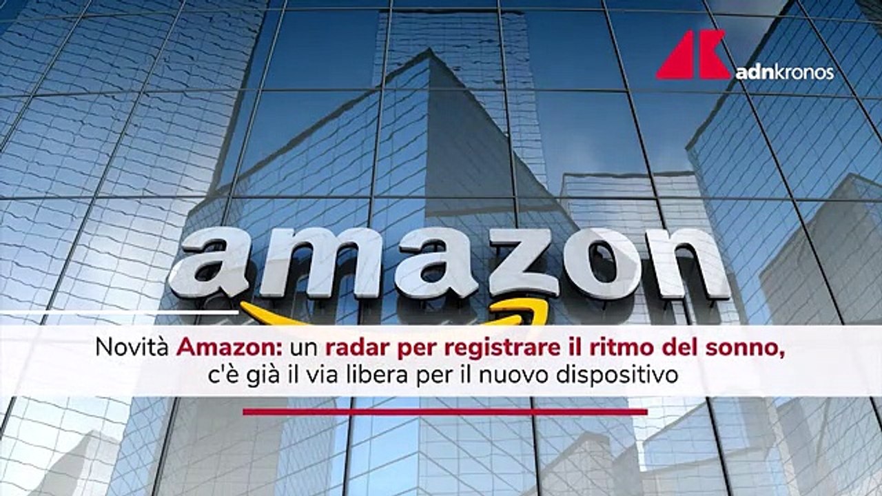 Amazon, un radar per registrare il ritmo del sonno