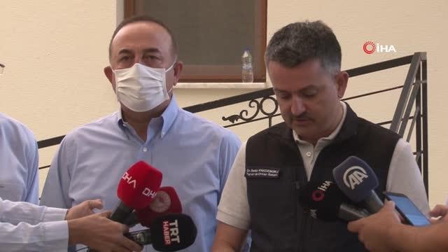 Son dakika haberi! Bakan Pakdemirli: Manavgat kontrol altında ancak Akseki'de çıkan yangın devam ediyor