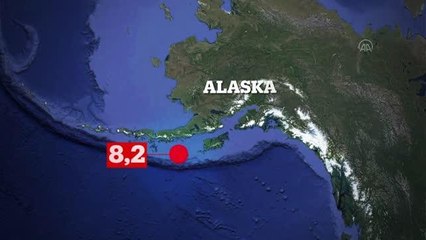 (GRAFİK) ABD'nin Alaska eyaletinde 8,2 büyüklüğünde deprem meydana geldi (2)