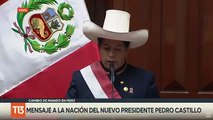 El discurso indigenista y antiespañol de Pedro Castillo en su toma de posesión