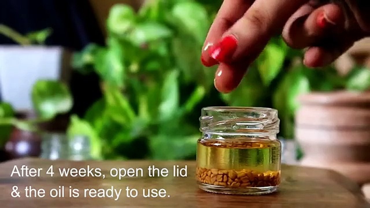 Apply Fenugreek Oil Daily & Turn Thin Hair to Thick Hair in 30 Days - Double Hair Growth & Long Hair
