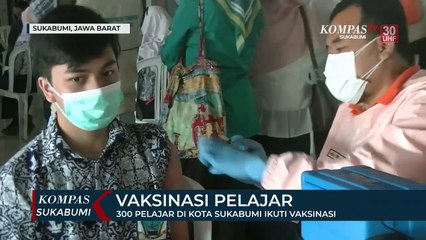 300 Pelajar Di Kota Sukabumi Ikuti Vaksinasi