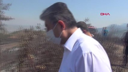 VALİDEN YANGIN BÖLGESİNDE İNCELEME