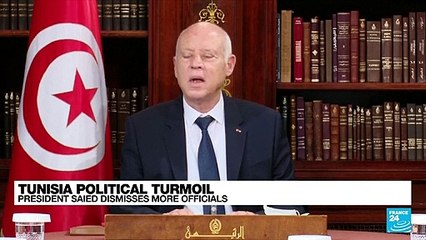 Tunisia in political turmoil as president sacks more officials