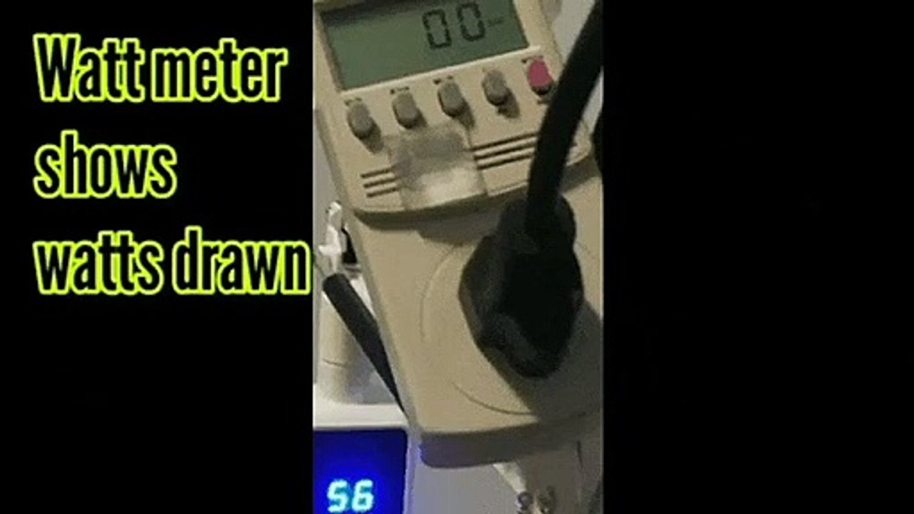 "Leawell" TDP electromagnetic wave far infrared heat lamp fail, review, draws only 1 watt after 2 weeks of use