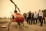 İnsansız helikopter, Manavgat yangınlarıyla mücadelede kullanıldı