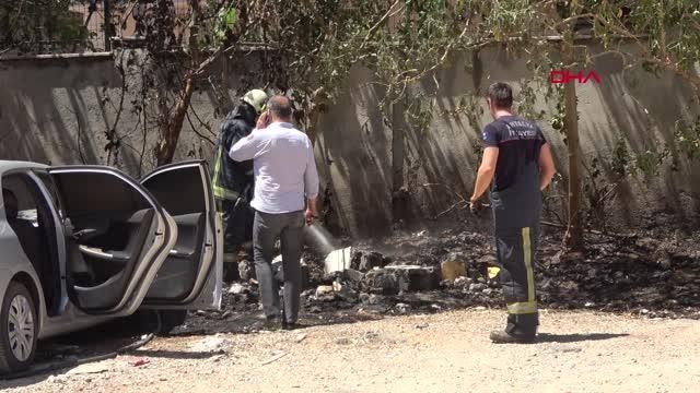 OTLUK ALANDAKİ YANGIN MADDİ HASARA NEDEN OLDU