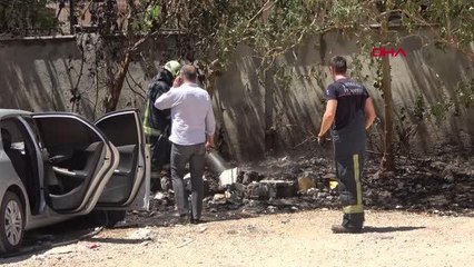 OTLUK ALANDAKİ YANGIN MADDİ HASARA NEDEN OLDU