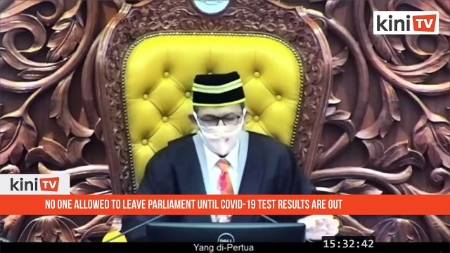 No one allowed to leave Parliament until Covid-19 test results are out