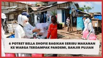 6 Potret Bella Shofie Bagikan Seribu Makanan ke Warga Terdampak Pandemi, Banjir Pujian