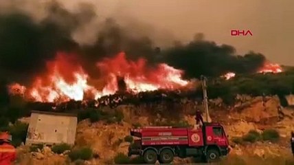 Kabus bitmiyor! Mersin'in 2 ilçesinde orman yangını