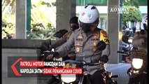 Patroli Motor Pangdam Dan Kapolda Jatim Sidak Penanganan Covid