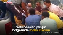 Mersin'de orman yangını: Vatandaşları kurtarmak için seferber oldular